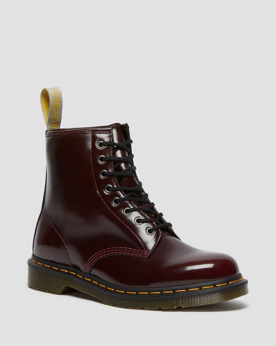 Dr. Martens Vegan 1460 Miesten Nauhalliset Nilkkurit - Punainen Nilkkurit [256-SGZEKN]